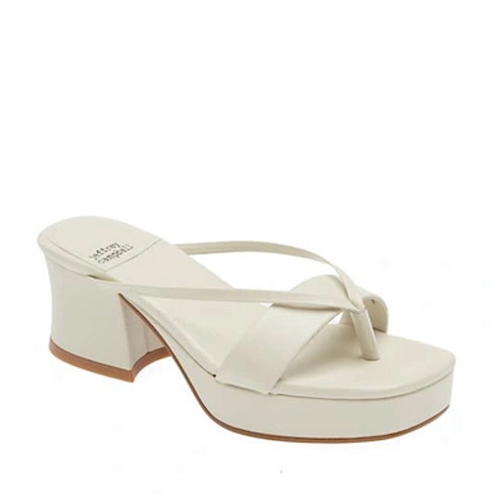 NWT Jeffrey Campbell Animale cream platform sandels